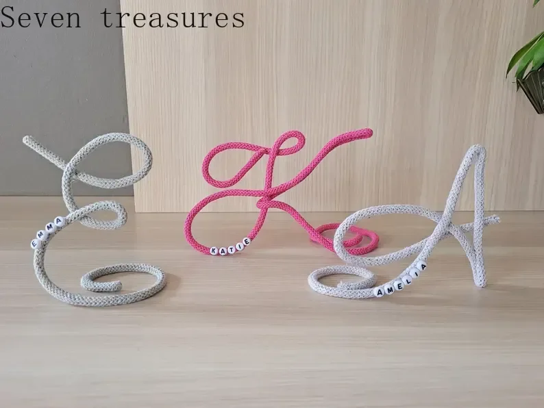 개인 맞춤 수제 금속 이름 벽 장식 거실 및 아이 방 장식 선물 남녀 맞춤 제작