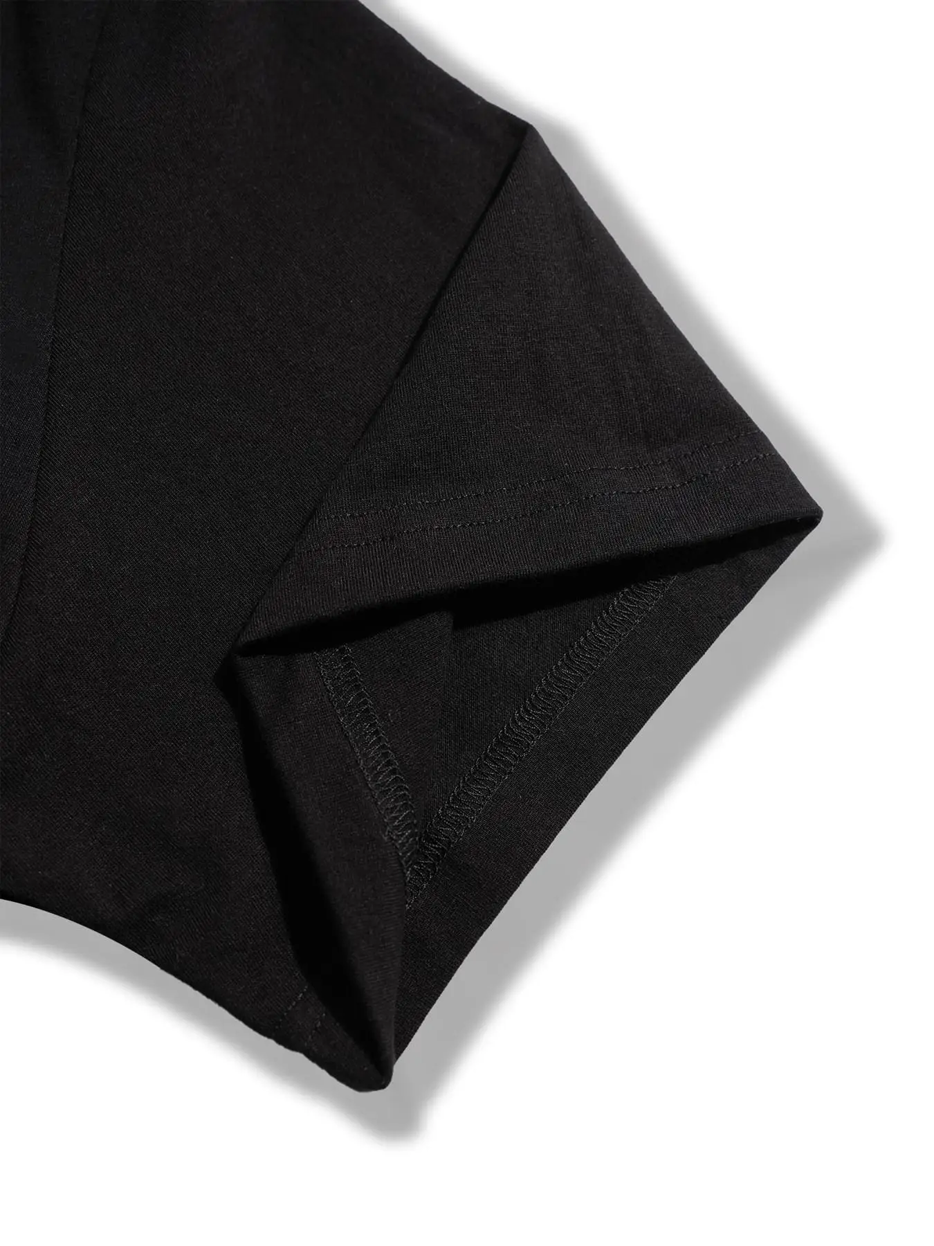 Männer Baumwolle T-shirt Vorne Hinten Druck Halbe Hülse T-shirt männer Baumwolle Sommer Lose Übergroßen Casual Oansatz Männliche tees – Detail 9
