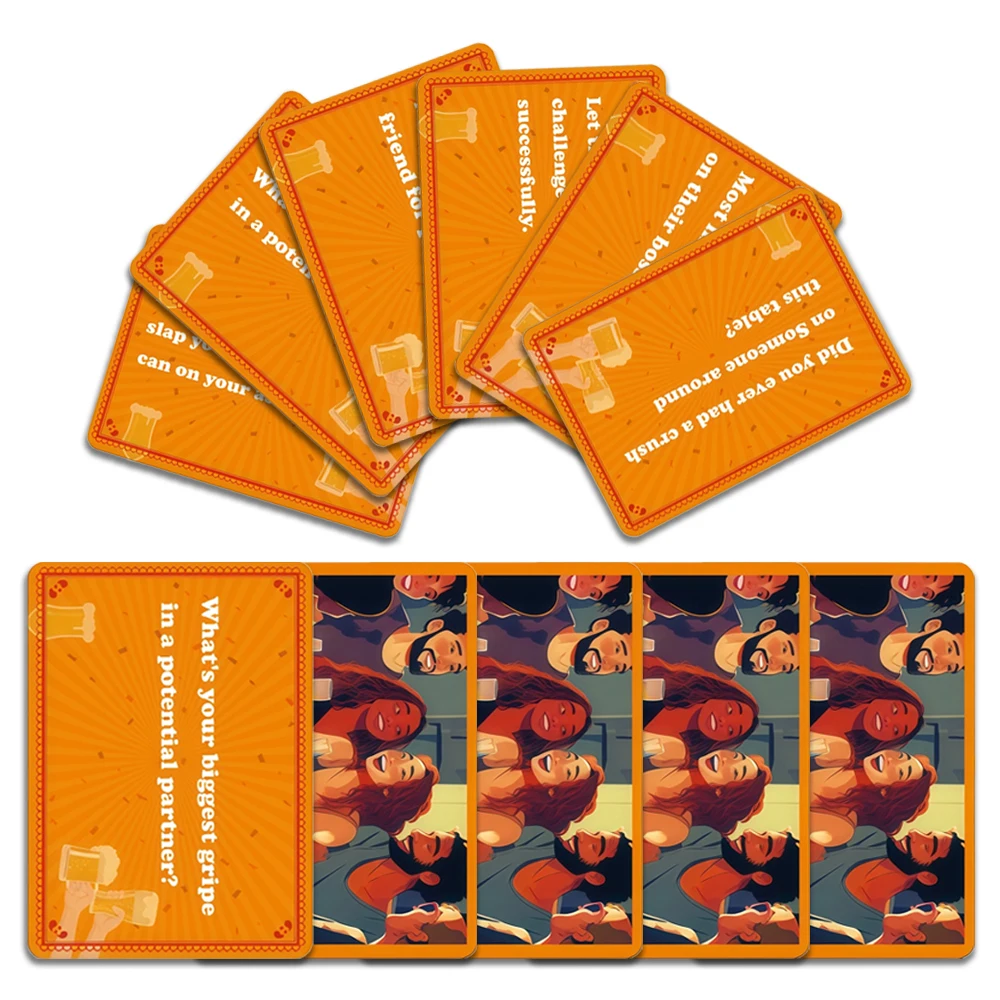 

50 Creative Adult Drinking Cards - Fun Icebreaker Game for Parties, Dinner & Team Building