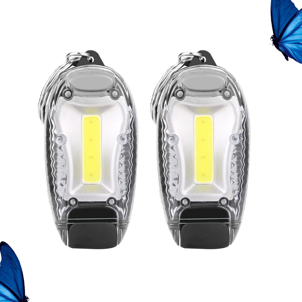 

BESPORTBLE 2Pcs Mini LED Keychain Lamp Flashlight Keyring Light Portable Key Fob Torch for Outdoor Camping Travel