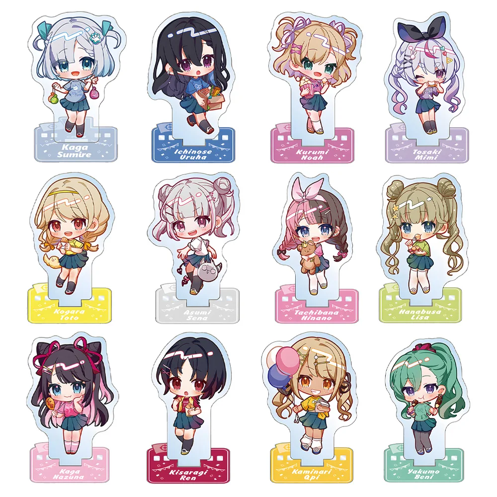 

Lucky Seven Store VTuber VSPO AIZAWA EMA SHINOMIYA RUNA sports festival Small Acrylic stand Anime peripheral desk ornament gift