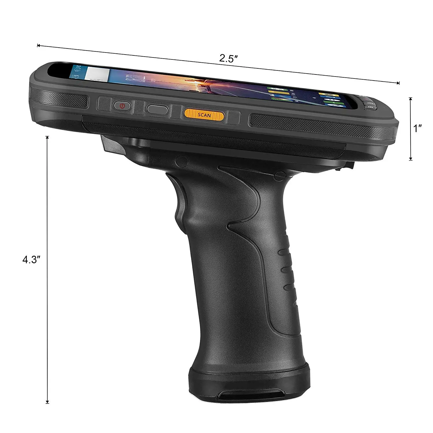 Imagem -04 - Chainway-leitor Rfid Uhf Portátil Scanner C72 Android 11 Pda de Longo Alcance Função Nfc Código de Barras Zebra 2d 865868mhz