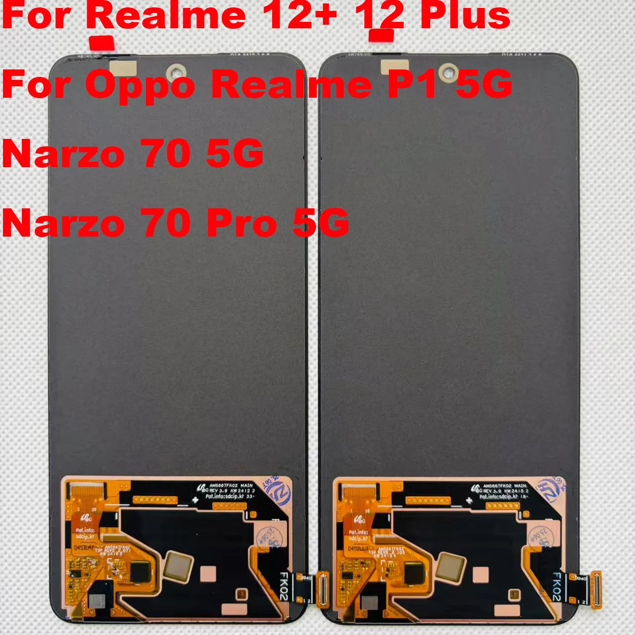 667-original-amoled-pour-realme-12-12plus-lcd-rmx3867-ecran-tactile-numeriseur-pour-oppo-realme-p1-5g-narzo-70-pro-5g-lcd