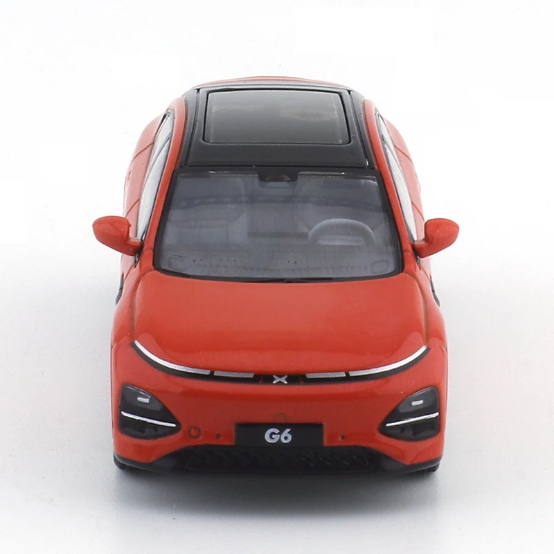 XCARTOYS 1/64 T11-15  Xiaopeng G9-Orange  Alloy Diecast Car Model Ornaments Cas Toys Gift Decorations