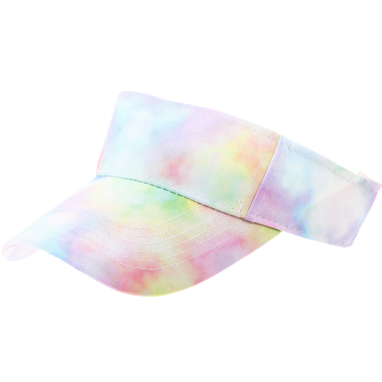 

Sun Visor Hat Cap Tie Dye Baseball Chic Protection Hats Women Sports Cotton for Golf Jogging