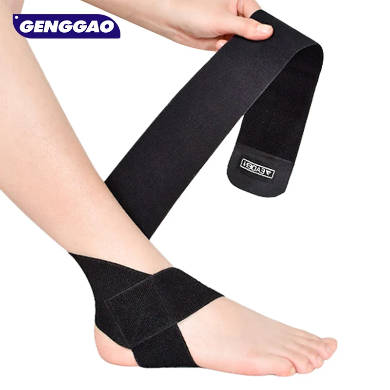 Tobillera ortopédica para hombres y mujeres, envoltura de compresión ajustable, manga de tobillo para fascitis Plantar, transpirable, 1 Uds.