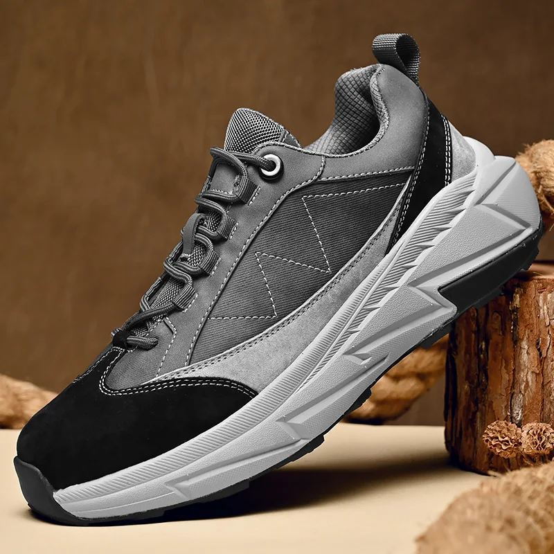 

New Lightweight Soft-soled Casual Shoes Men's Versatile Breathable Large-size Jogging Sneakers