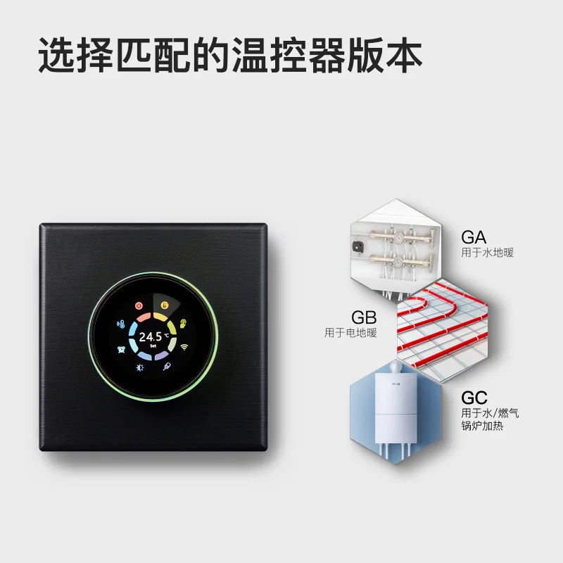 MOES Smart Home Tuya WiFi Floor Heating Thermostat - App Remote, Timer, Energy-Saving