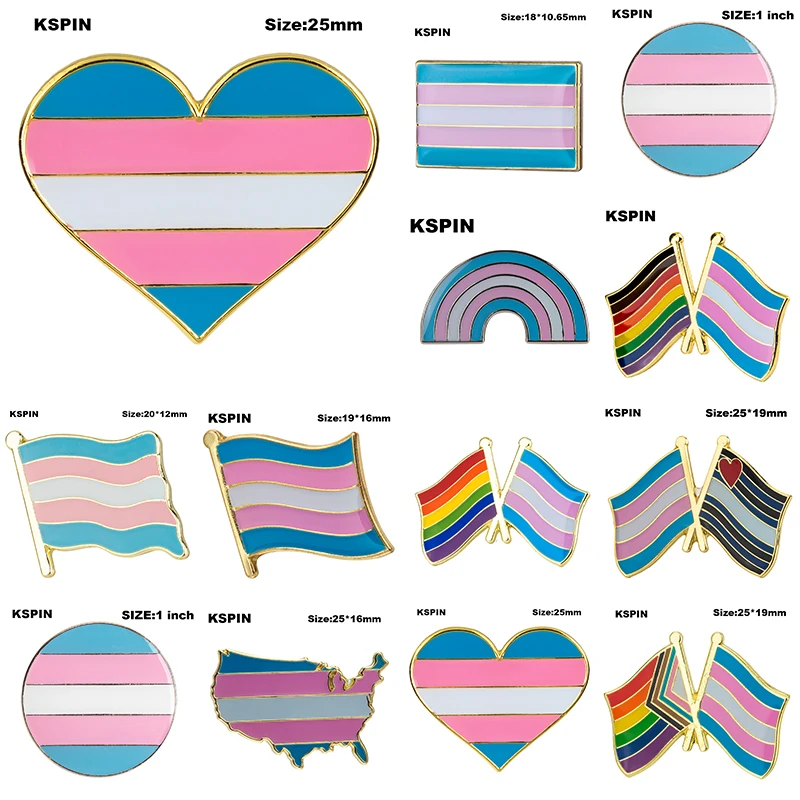 

LGBT Rainbow homosexual Lipstick Kiss lip Lesbian Pride Flag Pride heart shaped flag lapel pin badge pin Brooch Icons XY0633