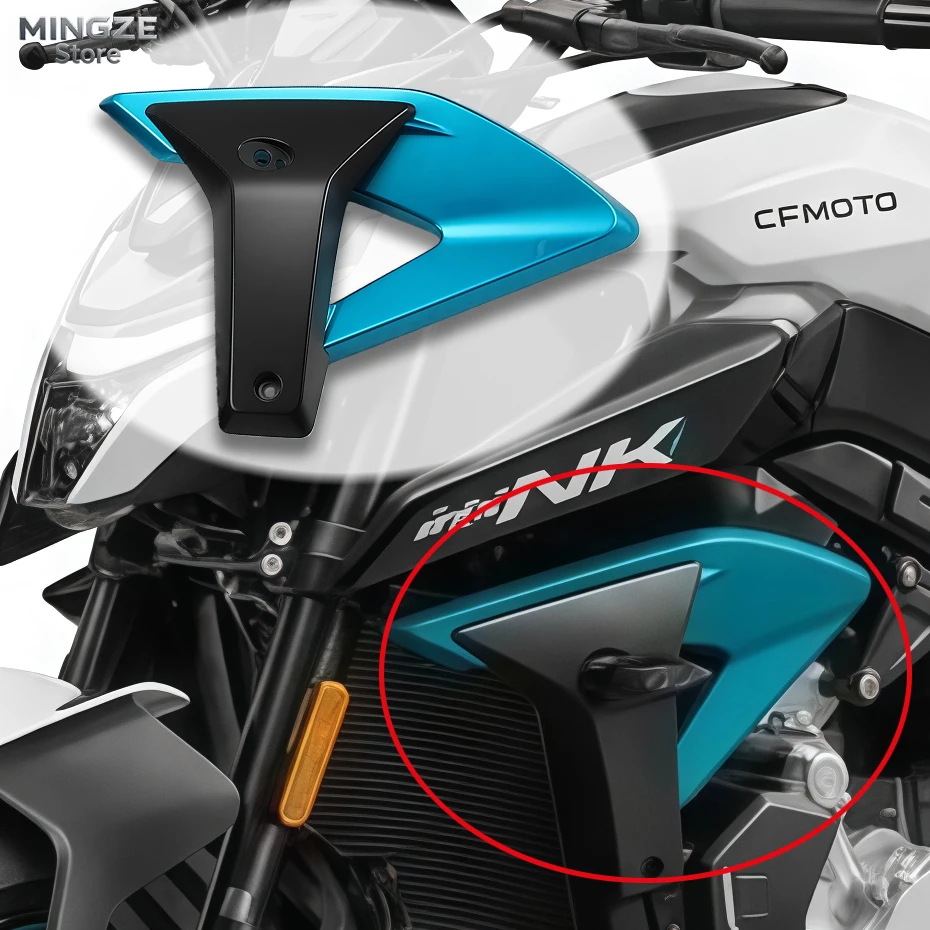 

Original Spring Motorcycle CF675NK Radiator Guard Decorative Board Stabilizer Wing Genuine Part Motorcycle Equipment Accessories