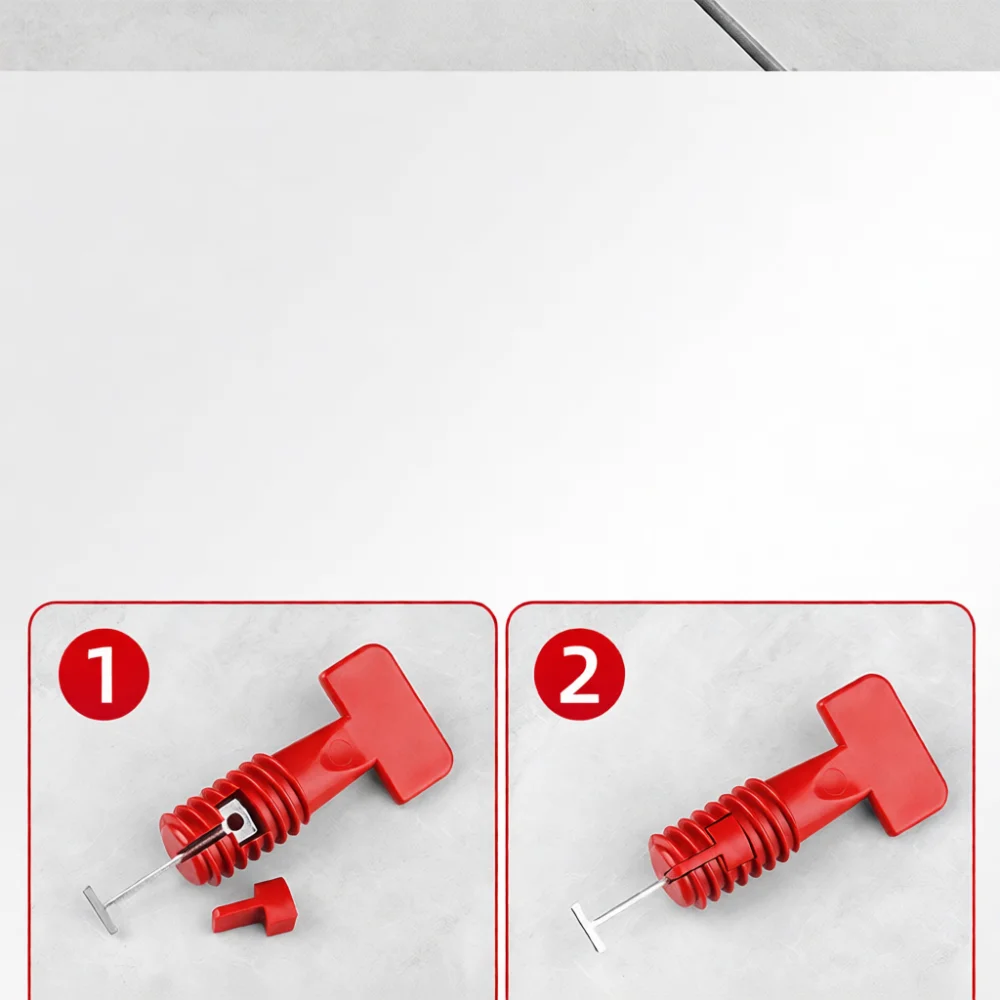 Ceramic Tile Leveling System Kit Reusable Flooring Alignment Tool Adjustable Wall Spacer Precision Paving Installation Set