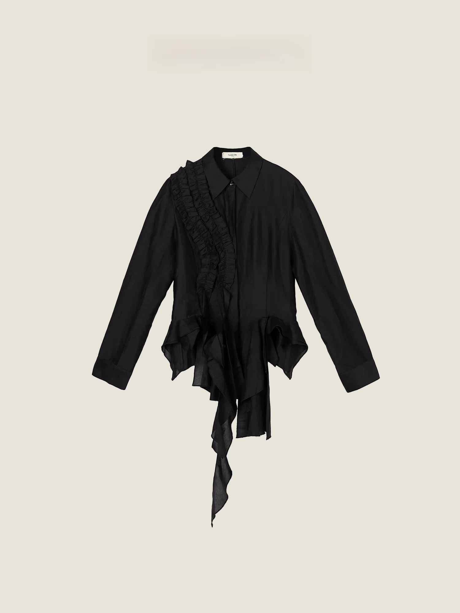 

alpw Bla Ballet irt Distanced Sensation Long Sve Women's Casual Thin Material Chinese Sle irt