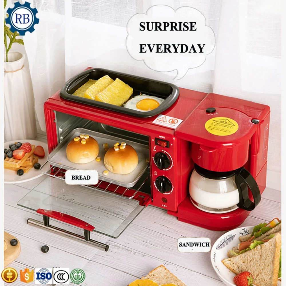 Buen comentarios Máquina para hacer desayuno 3 en 1, máquina de desayuno automática que ahorra tiempo, sin aceite adhesivo
