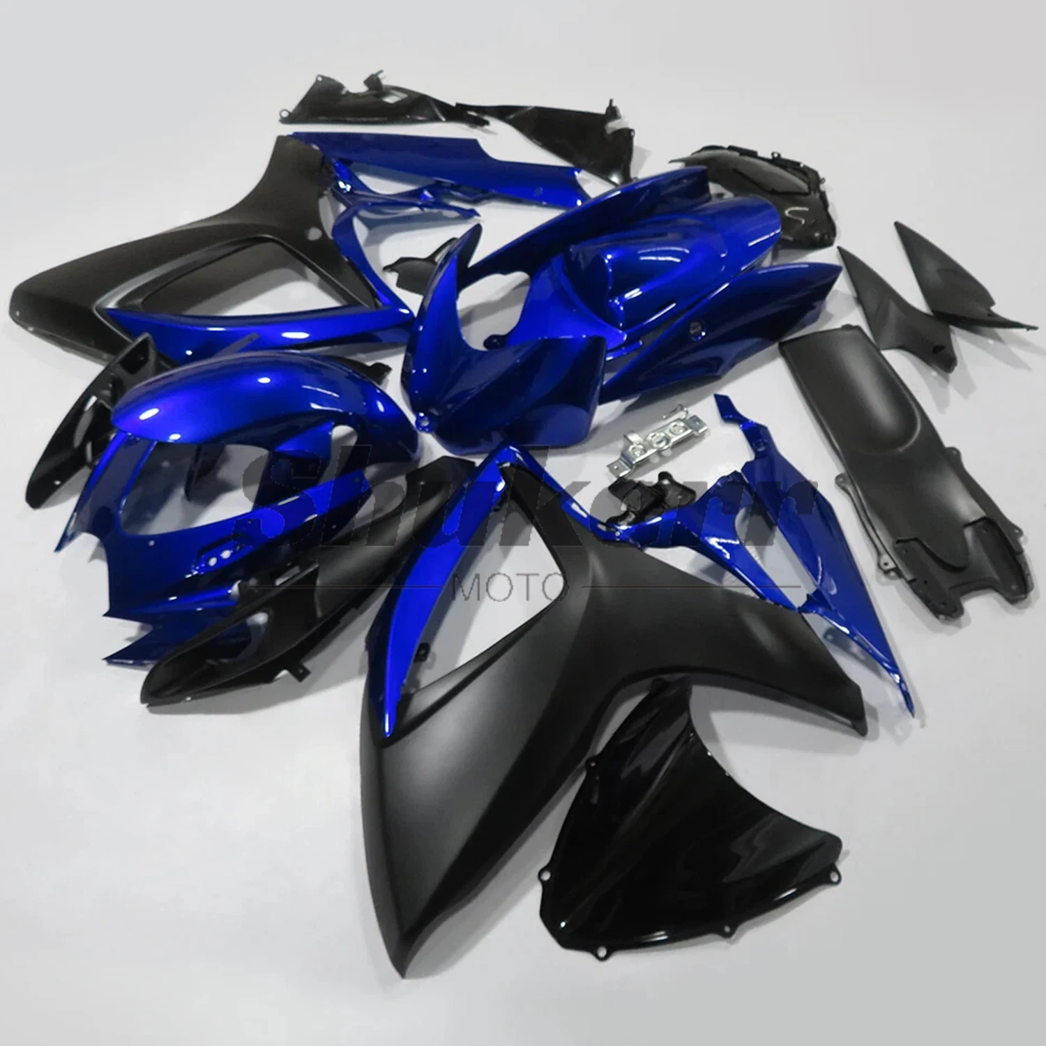 Blue & Black Fairing Kit Fit for Suzuki Gsxr600 Gsx-R 750 2006 - 2007 K6 K7 Abs Injection Mold Bodywork Panel Kit