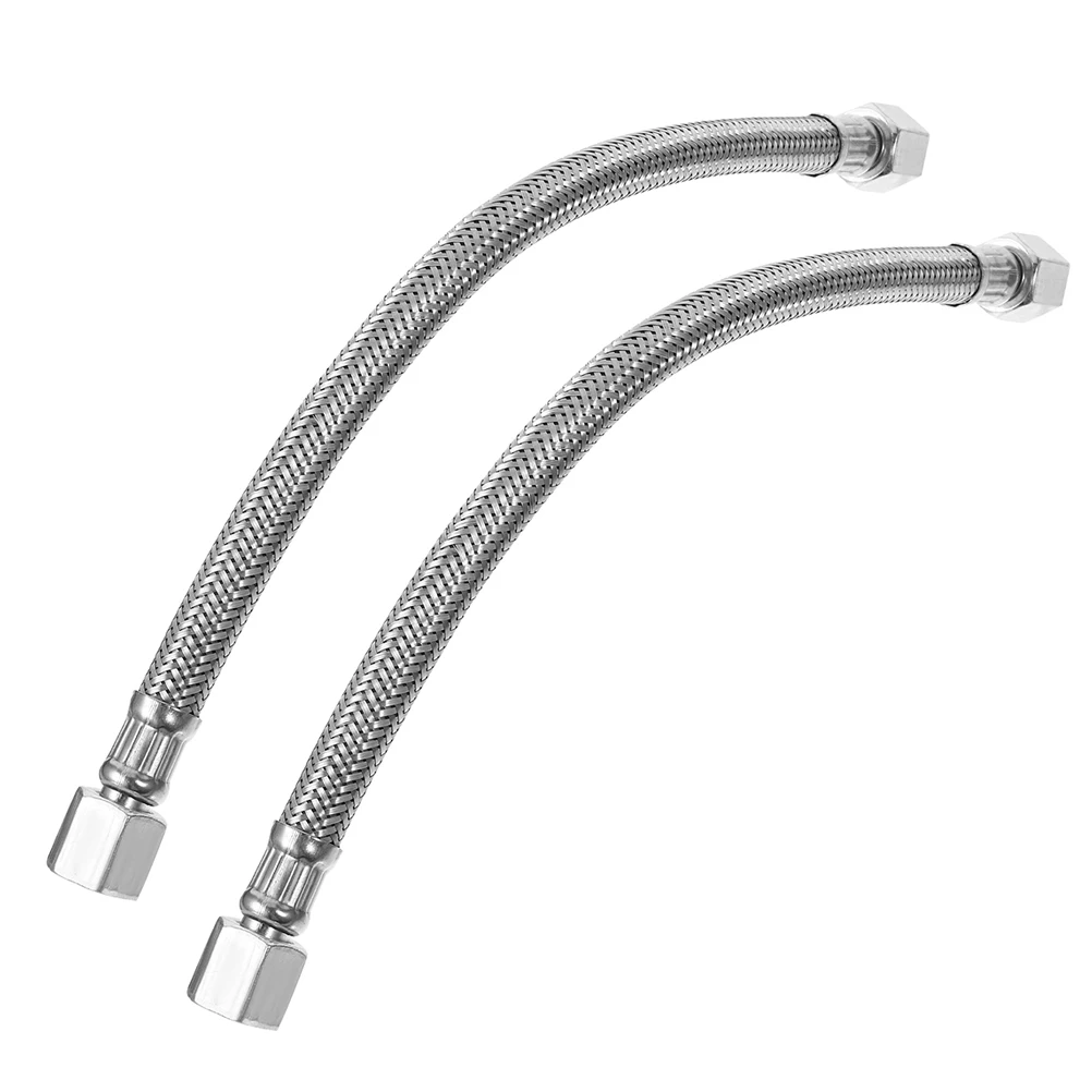 

2 Pcs Aluminum Tube Compressor Stainless Steel Hose Pressure Relief Valve Air Tool Hose Replacement Compressed Air