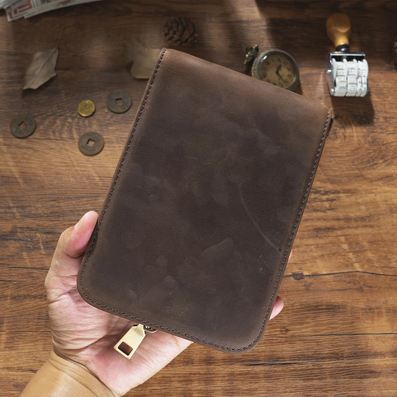 Ретро-футляр для 12 перьевых р – обзор и цена Leather Fountain Pen Case 3 Slots Pouch