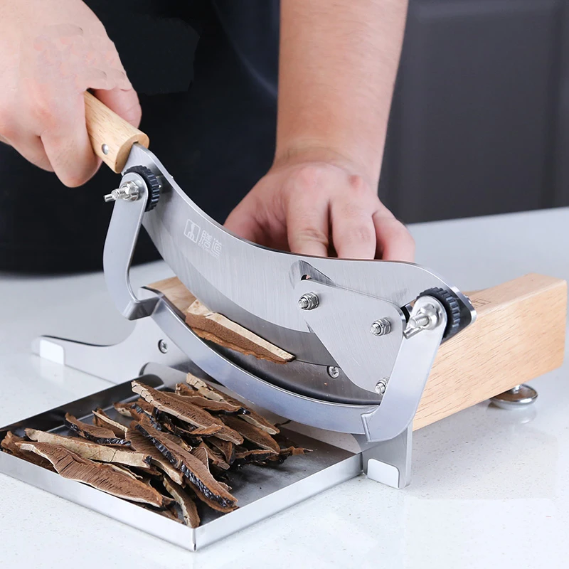 Slicer Ginseng Fish Gel Maca Cutting Machine Ganoderma Antler Cutter Machine Chinese Herbal Medicine Sanqi Hay Cutter Slicer
