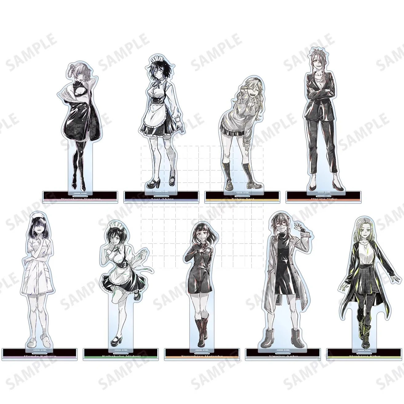 Juego Yamori Kou Nanakusa Nazuna Uguisu Anko Asai Akira muñeco con soporte acrílico figura de Anime modelo placa Cosplay juguete para regalo
