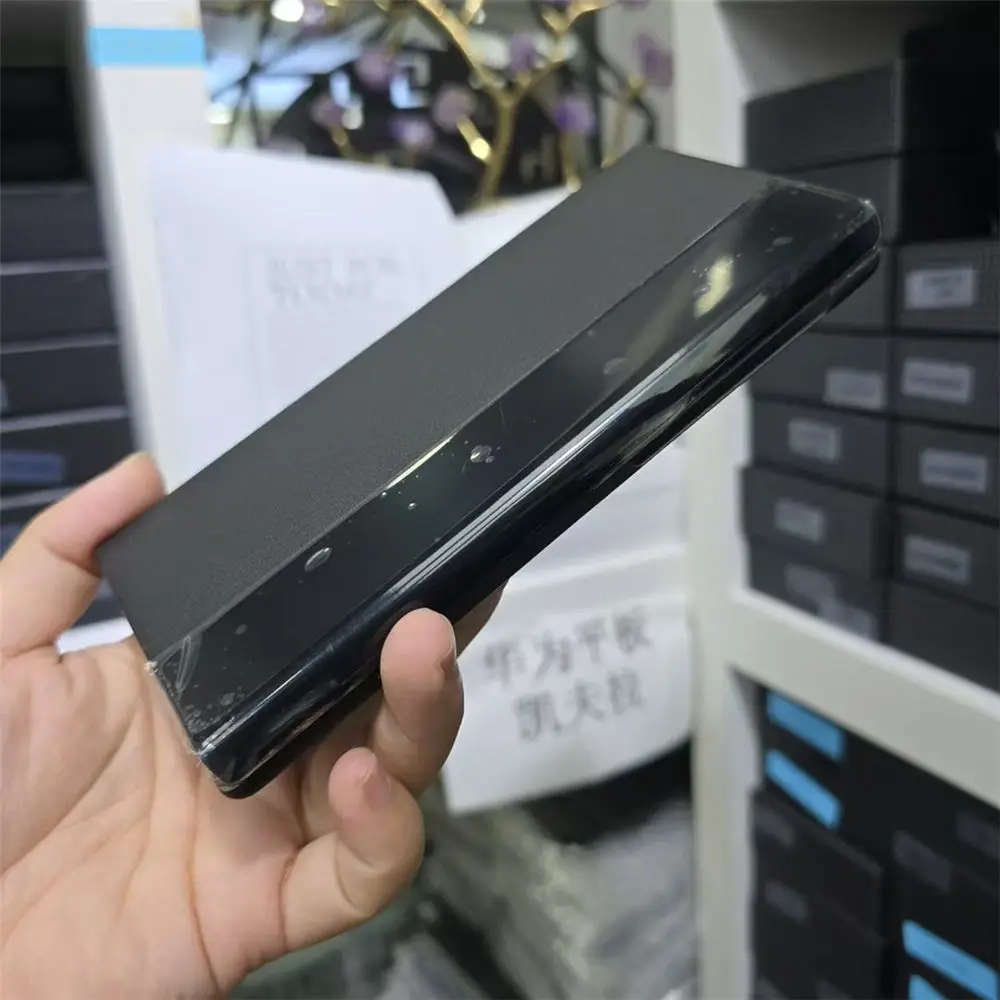 Магнитный чехол из настоящего арамидного углеродного волокна для Huawei Mate XT Magsafe с петлей, полное покрытие