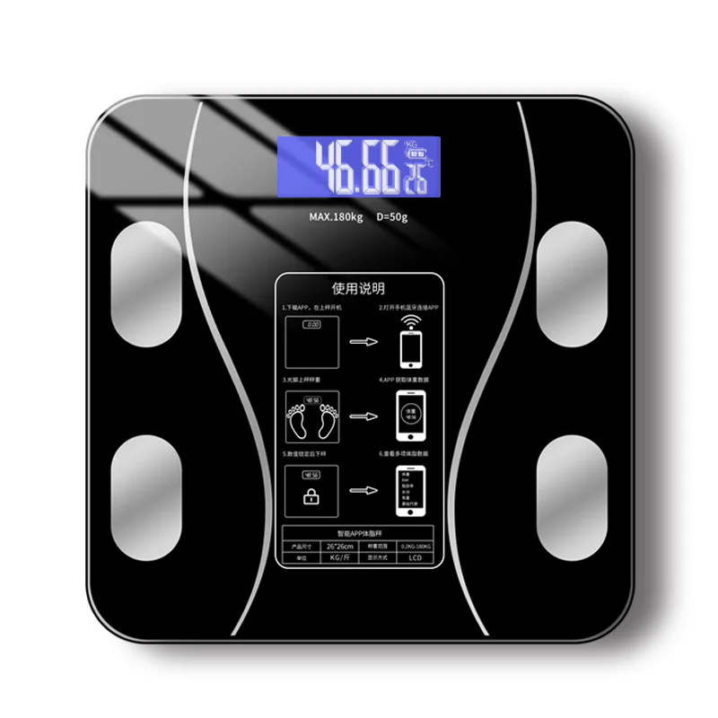 USB Body Fat Scale, Intelligent and Precise Home Fat Scale, Adult Body Scale, Small Electronic Scale, Weighing Scale Body Scale