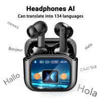 Auriculares Inalámbricos con Traductor IA, Bluetooth 5.4, 134 Idiomas, Resistentes al Agua, Batería de Larga Duración