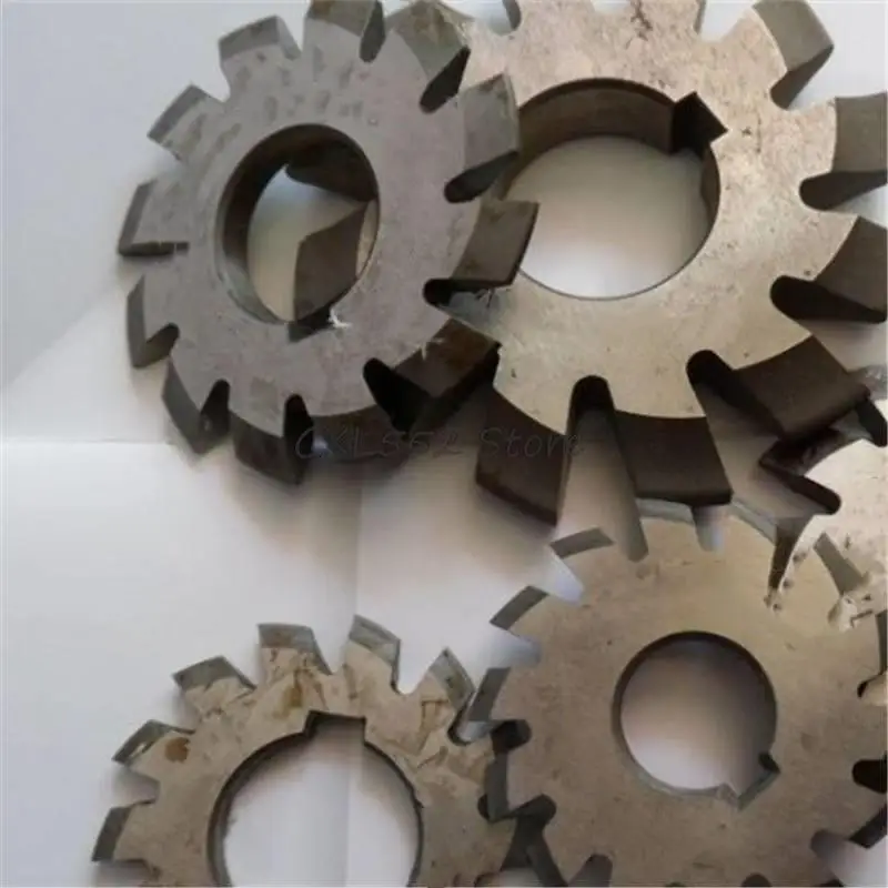 

1Pc or 8Pcs/Set M7 1/2/3/4/5/6/7/8# Disk Spur Gear Straight Tooth Milling Cutter