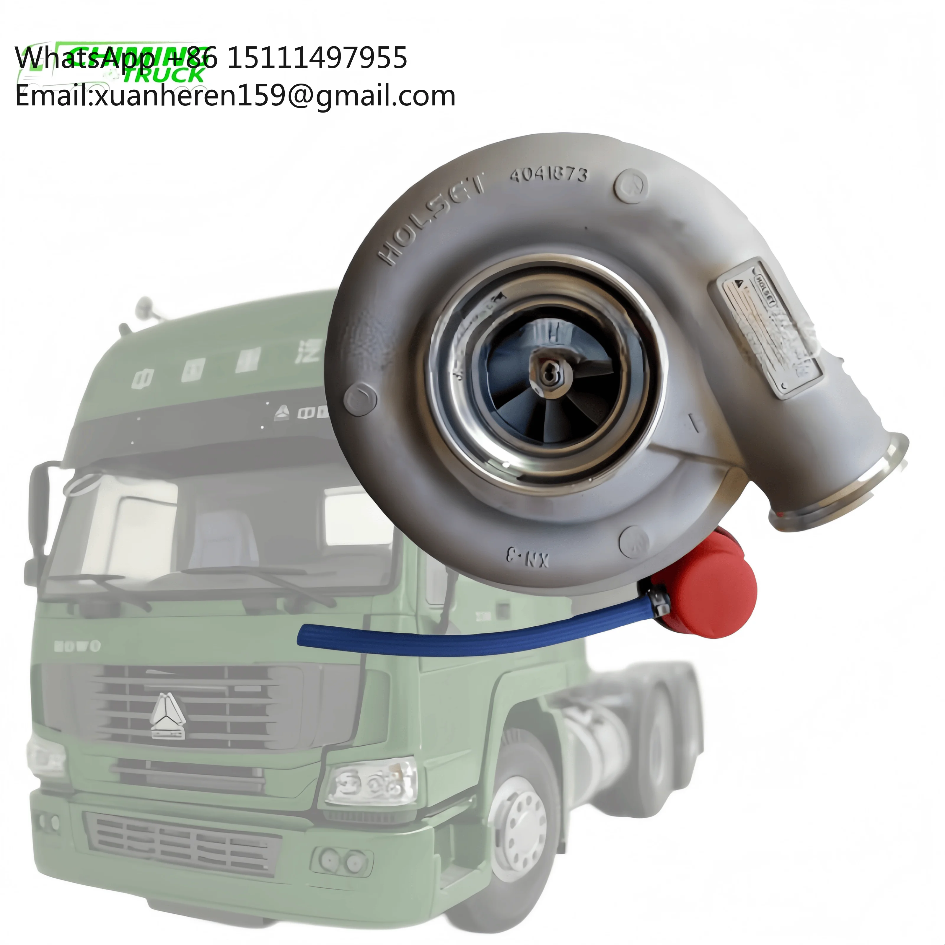 

Suitable for Chinese Heavy-duty Truck Engine Accessories Heavy-duty Truck Manka Truck Natural Gas H E50G Turbocharger