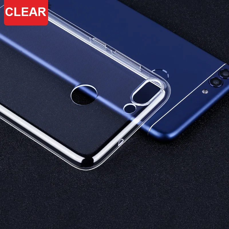 Huawei P Smart/Genieten 7 S Case Premium Tpu Slim Fit Transparant Siliconen Clear Soft Back Cover Voor Huawei P Smart 5.65 Inch Gevallen