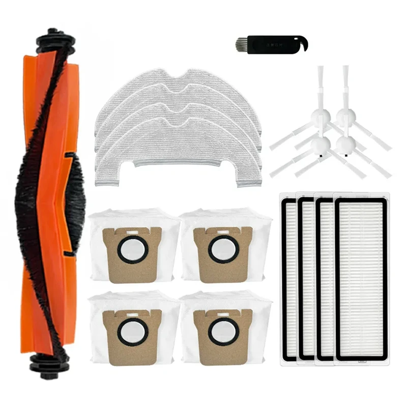 Pièces de rechange pour aspirateur robot Xiaomi X10, brosse latérale principale, filtre Hepa, vadrouille, gril, sac à poussière