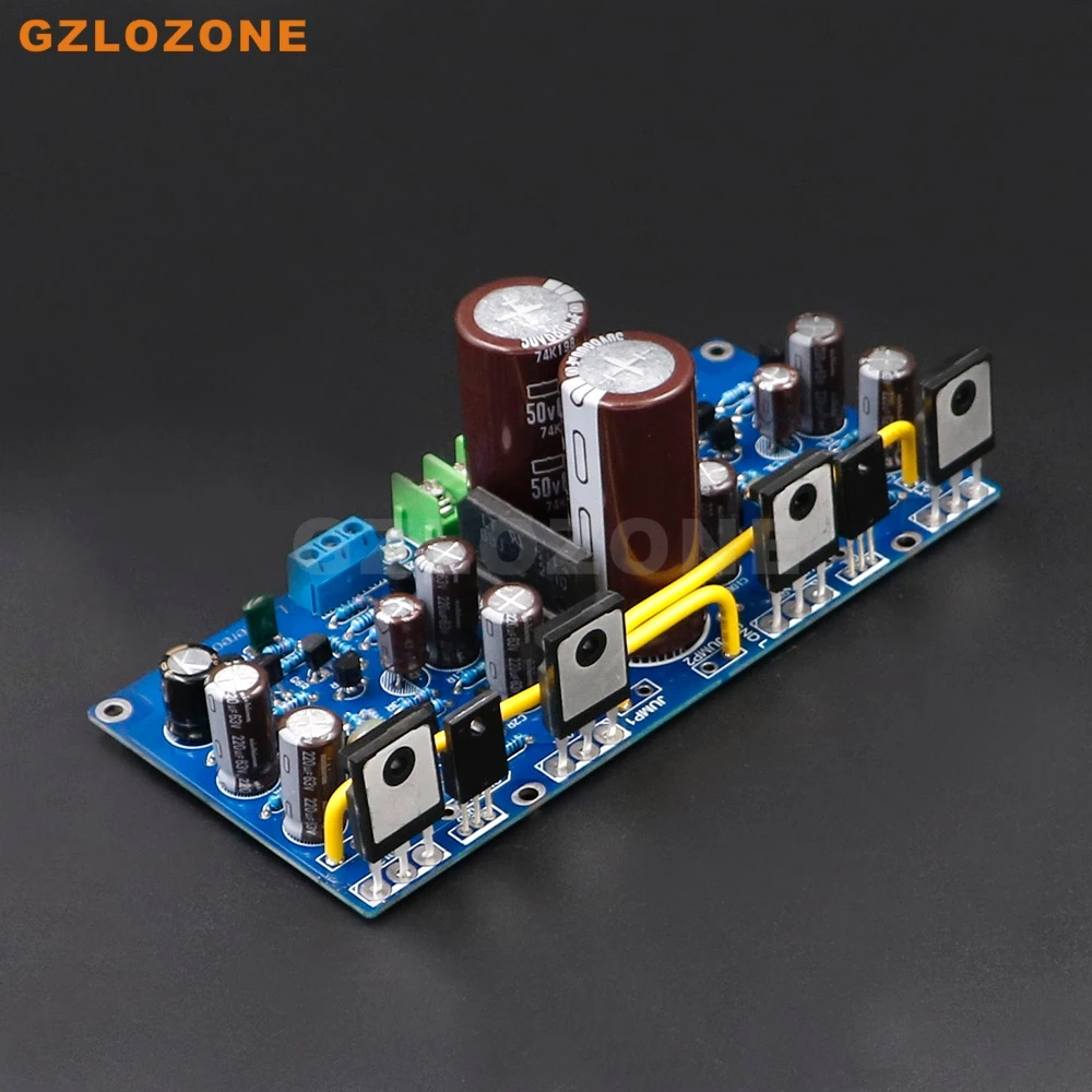 L12 Dual Channel VER2 Power Amplifier Finished Board FET Output With Rectification Filter 100W 8R IRFP140 IRFP9140 6800UF 50V