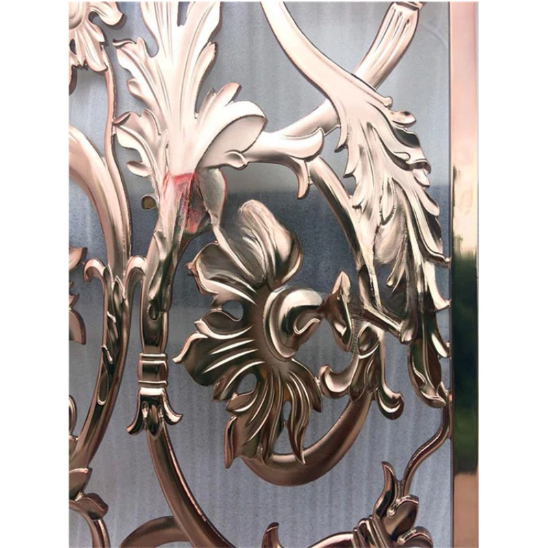 Europe style interior decoration cut metal room screen divider