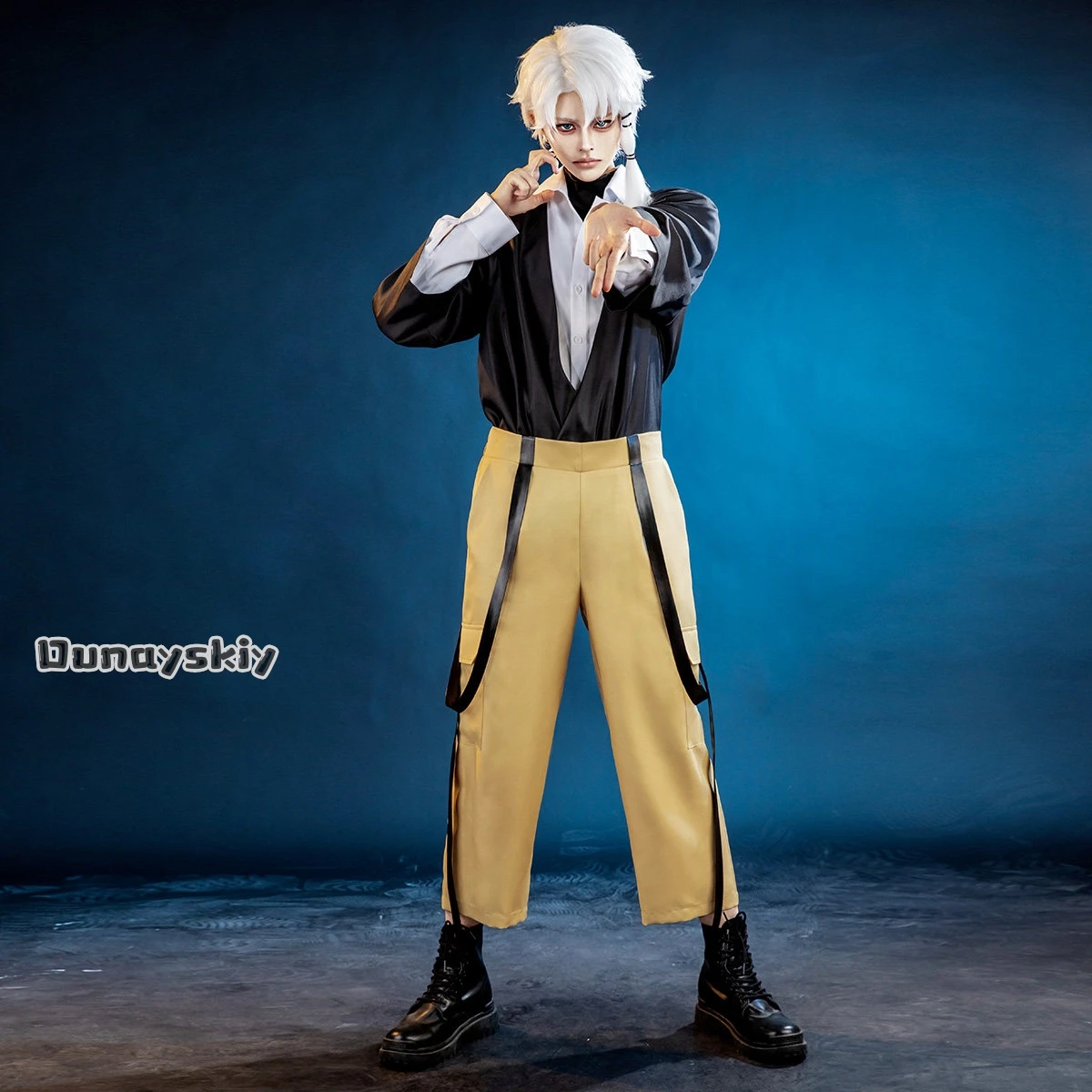 Kagura Hachi Ren Hori Cosplay Costume Halloween Comic Con Shooting Men Anime Wig Full Outfit Custom Made Performance Clothes view 6