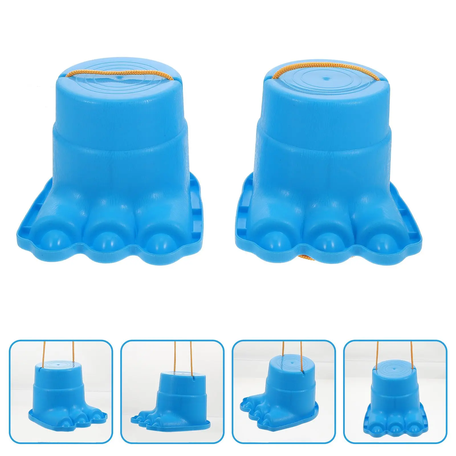 2-delig stelten zintuiglijk trainingsspeelgoed kinderen sportspeelgoed kleuterschool speelbal buitenspel rekwisieten elastisch lichaam interactief