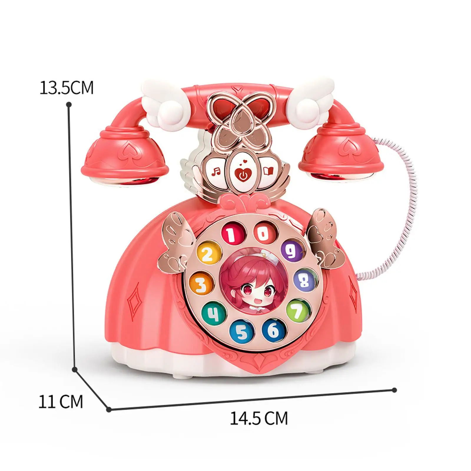 Jouet de téléphone durable pour bébé, jeu coule parent-enfant, activités d'apprentissage pour garçons et filles, jouet créatif, cadeau d'anniversaire alth