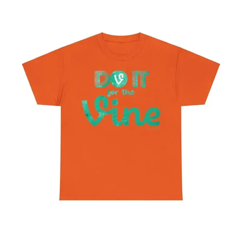 Do It For The Vine Nostalgic Retro Throwback Logo T Shirt