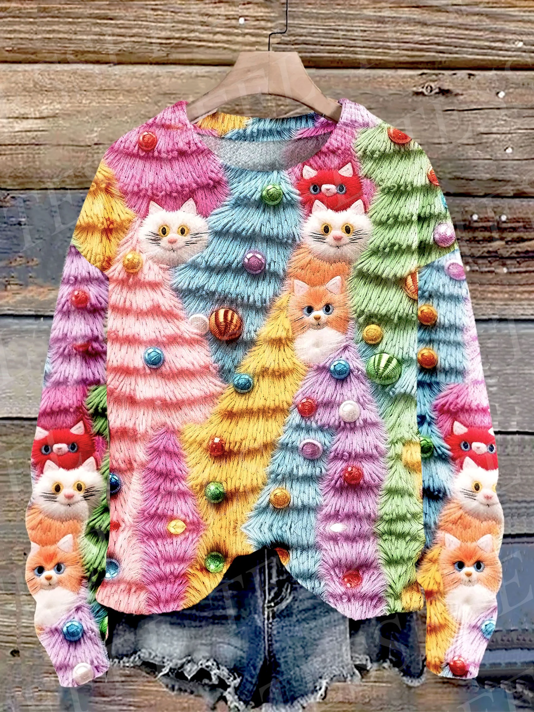 

Christmas Cosplay Santa Claus Pet Anime Cartoon Skull Vintage Winter Ugly Sweater 3DPrint Harajuku Pullover Funny Sweatshirts X7