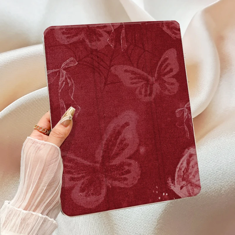 

ins Retro Weaving butterfly TABLET CASE FOR iPad pro 10/11-Inch 2020/6th/7th /8th /Air 3rd/Air 4th/9th gen/Air 5th Gen 2022/Air