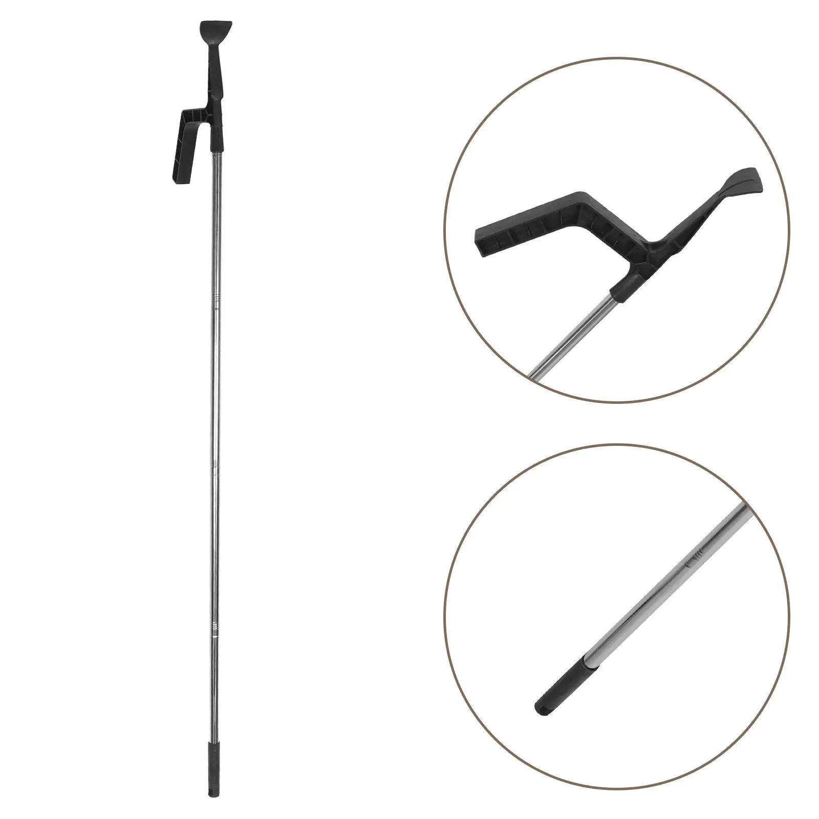 

Съемная ложка для чистки водостоков с длинной ручкой, инструмент для удаления листьев и мусора, регулируемый, для обслуживания крыш дома