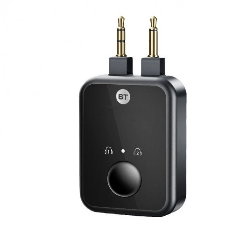 

Hot-selling 3.5mmAUX hole earphone stereo with 5.3 Bluetooth signal one-to-two transmitter adapter