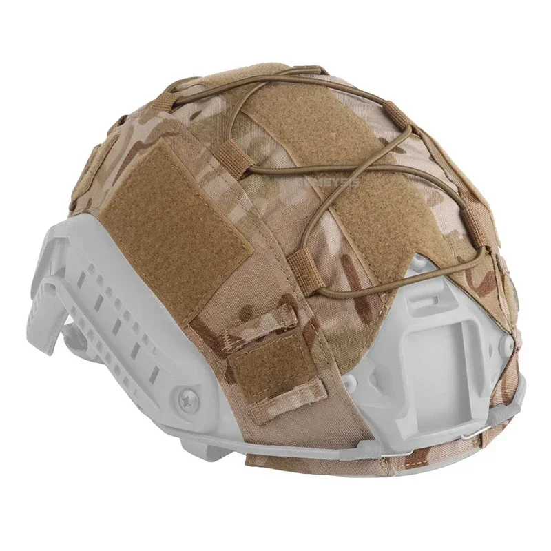 SNELLE Tactische Helmhoes Lichtgewicht Outdoor Jacht Schieten Wargame Helmen Doek Camouflage Paintball Helmhoes