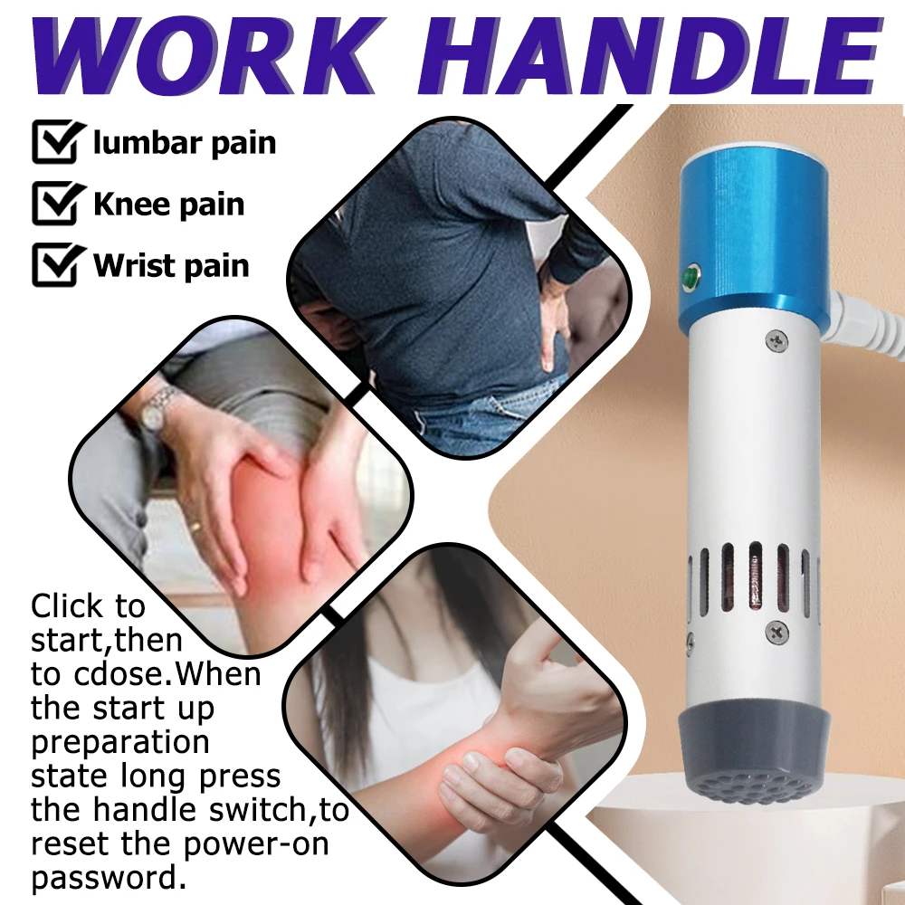 آلة العلاج بالمستخدمين لعلاج الضعف الجنسي والضعف الجنسي وتخفيف آلام العمود الفقري تدليك الاسترخاء 2 في 1 مدلك 300MJ #4