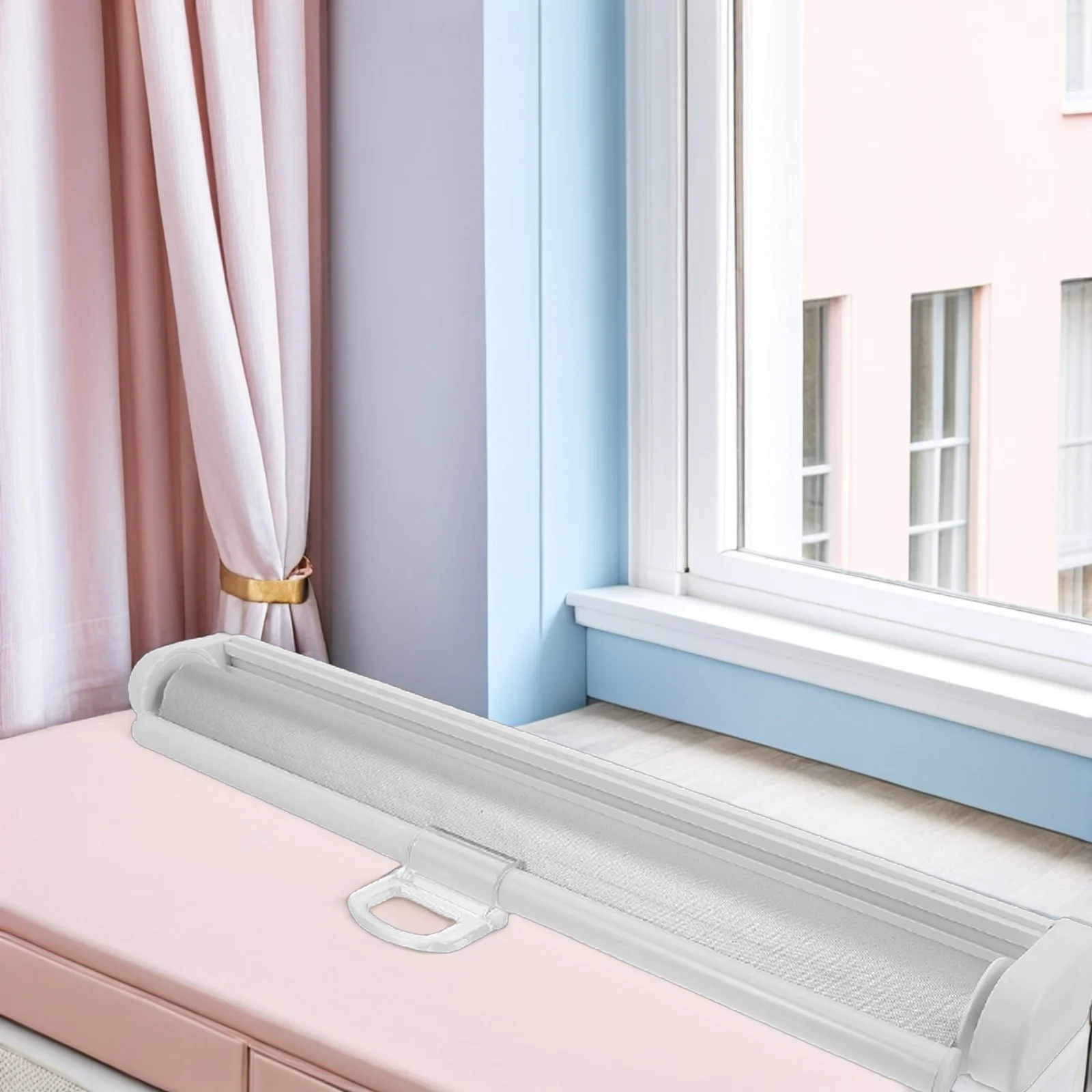 

Polyester Roller Blind No Tools Required Blackout Sun Blocking Shade For Indoor Outdoor Patio Door Privacy Insulation