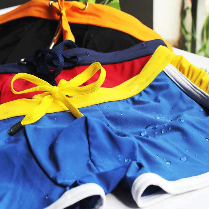 

Cross-border new fashion, men's swimming trunks quick-drying flat-angle men's beach shorts, swimming trunks quick-drying V20-1