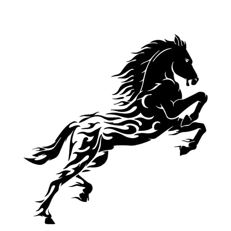 

K314# Car Sticker Handsome Horse Waterproof Vinyl Decal Car Accessories Pegatinas Para Coche DIY Car Styling