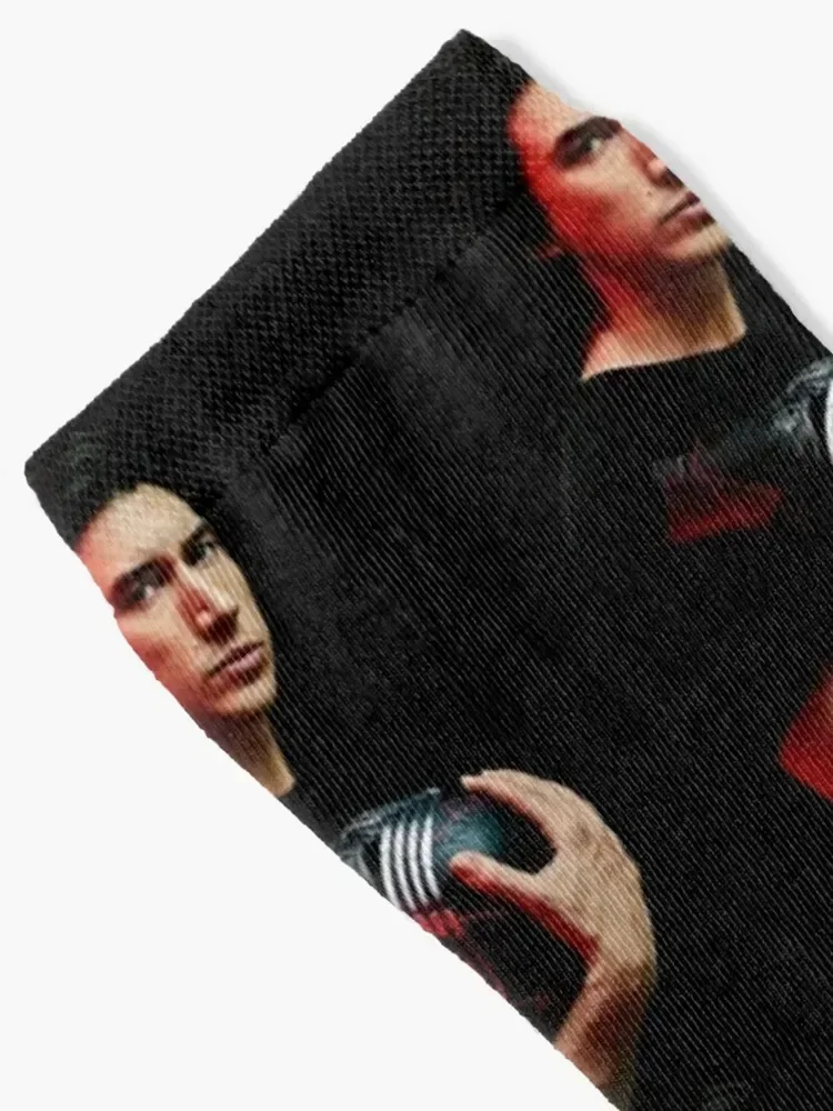 Cover of Rolling Stone Adam Driver December 2019 Socks hiphop designer anti-slip Luxury Woman Socks Men's