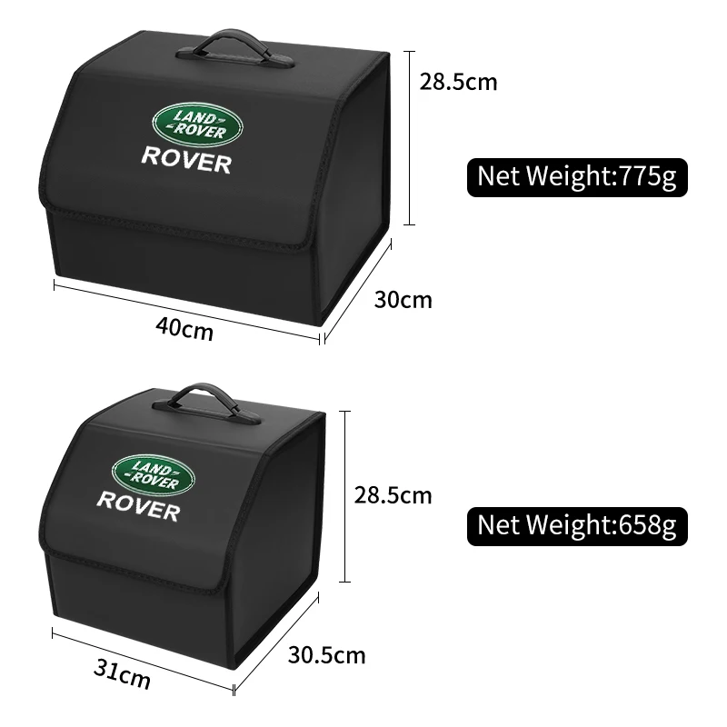 Car Boot Organiser Storage Box Foldable Travel Waterproof Storage Bag For Land Rover Freelander L2 LF Range Rover Evoque 3 4