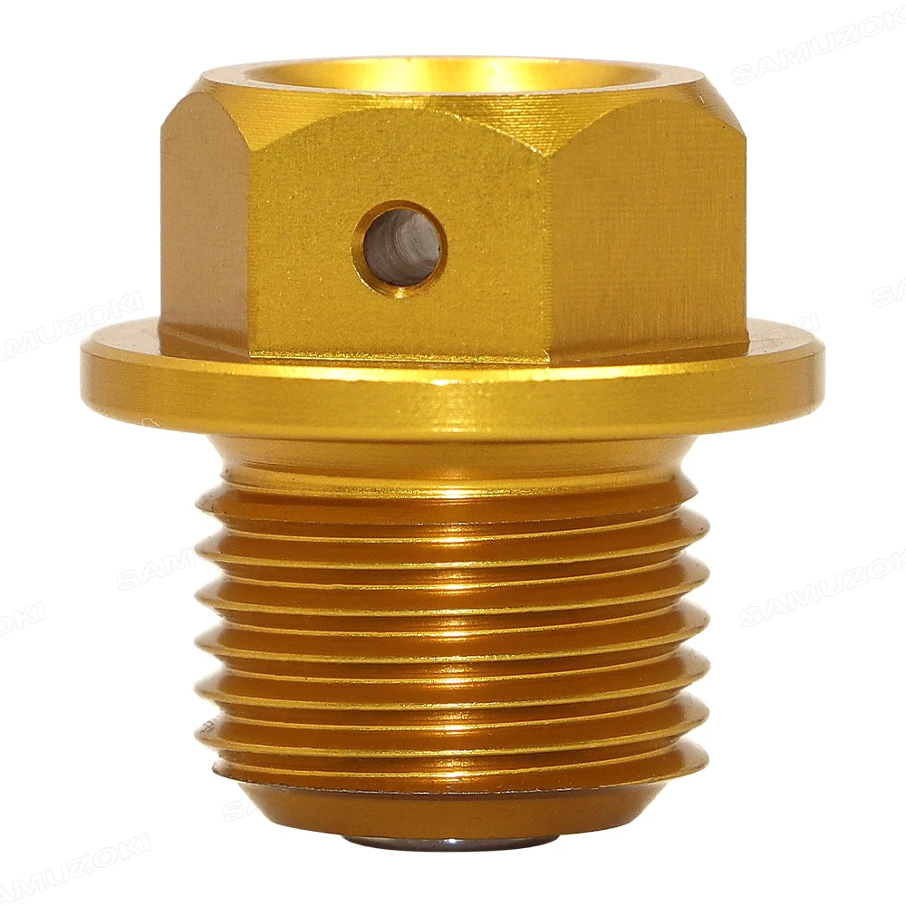 Parafuso de drenagem de óleo para Suzuki, M14x1.25, GSX-S1000F, 2016-2020, GSR250, S, GW250, Inazuma 250, 11-17, GSR400, 06-14, GSR750, 2013-2015