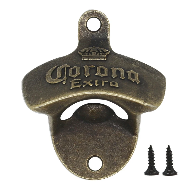 Household Kitchen Tool Bronze Wall Mounted bottle Opener Bar Beer Bottle Opener Suitable for Beer and Beverage Enthusiasts