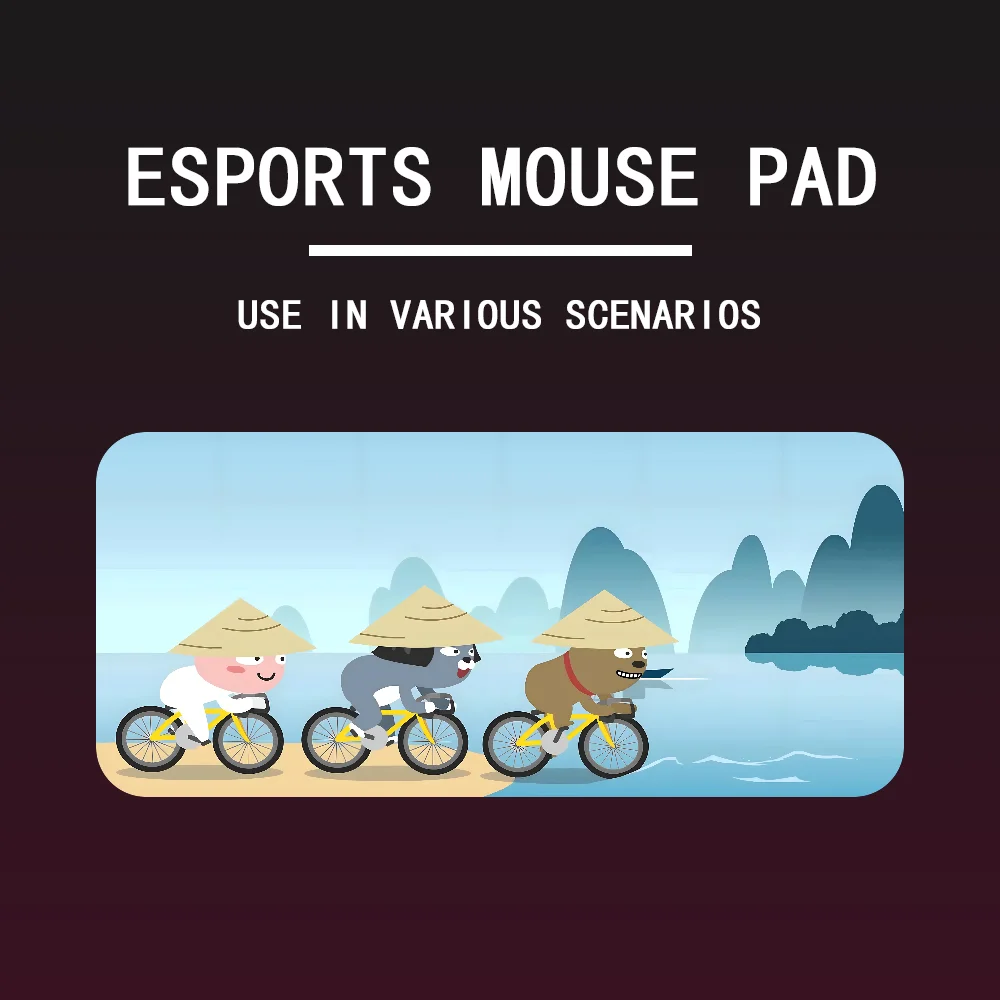 Cartoon Cute K- Kakao Mousepad Large Gaming Mouse Pad LockEdge Thickened Computer Keyboard Table Desk Mat image 5