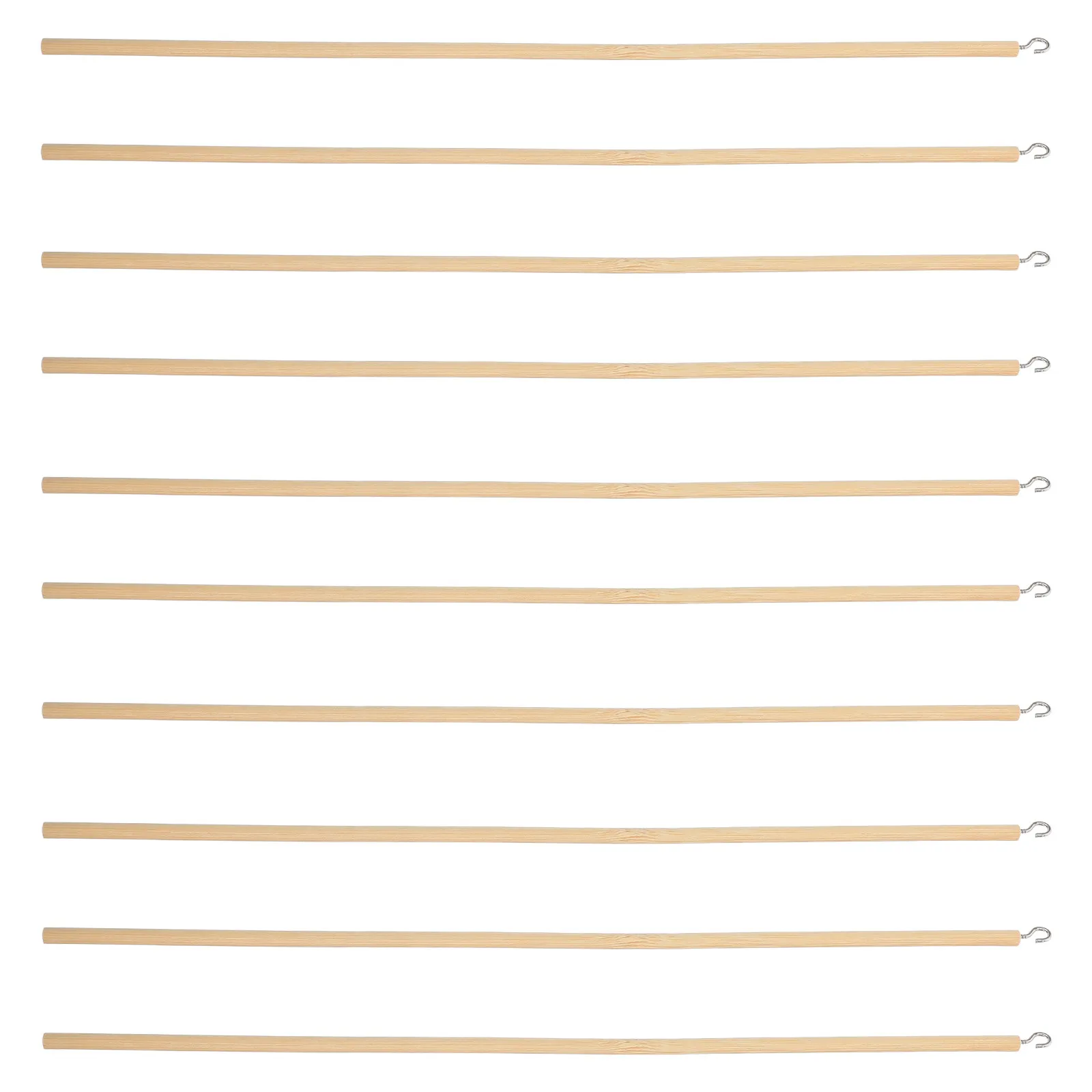 10Pcs Round Wood Sticks for Puppet Control Accessories Solid Wooden Rods Smooth Finish DIY Craft Projects Round Wood Sticks